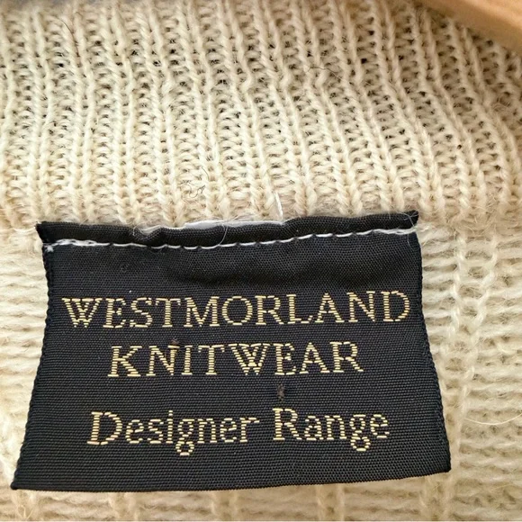 Vintage Westmorland Knit 100% Wool Sweater City Neutrals Crewneck Size Large *O - Picture 8 of 14